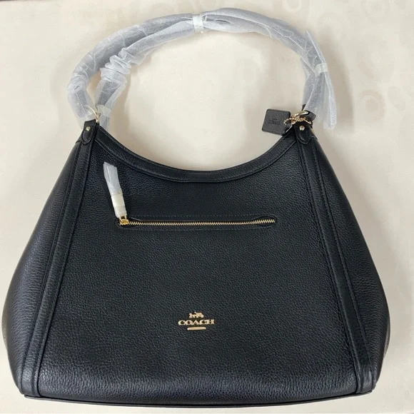 Coach Black Leather Hobo Bag - Picture 1 of 13